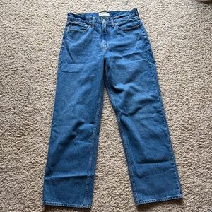 Abercrombie & Fitch Mid Rise Slouchy Jeans - Blue